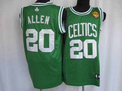 Jerseys Factory Cheap Celtics #20 Ray Allen Stitched Green Final