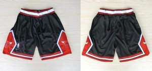 Jerseys Factory Cheap Nike Chicago Bulls Black NBA Shorts