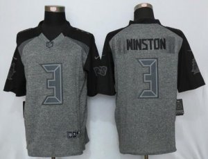 Jerseys Factory Cheap Nike Buccaneers #3 Jameis Winston Gray Men