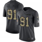Jerseys Factory Cheap Nike Bears #91 Eddie Goldman Black Men's S