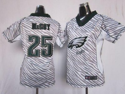 Jerseys Factory Cheap Nike Eagles #25 LeSean McCoy Zebra Women's