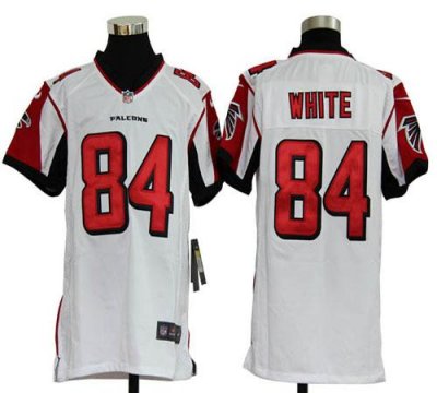 Jerseys Factory Cheap Nike Falcons #84 Roddy White White Youth E