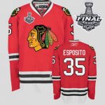 Jerseys Factory Cheap Blackhawks #35 Tony Esposito Embroidered R
