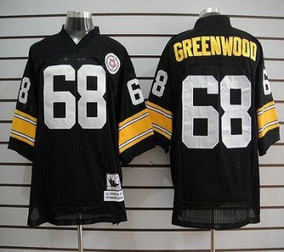 Jerseys Factory Cheap Mitchell And Ness Steelers #68 L.C. Greenw
