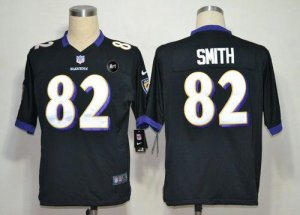 Jerseys Factory Cheap Nike Ravens #82 Torrey Smith Black Alterna