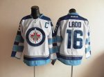 Jerseys Factory Cheap Jets #16 Andrew Ladd Embroidered White 201