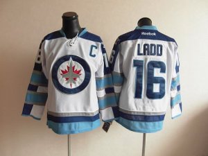 Jerseys Factory Cheap Jets #16 Andrew Ladd Embroidered White 201
