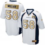 Jerseys Factory Cheap Nike Broncos #58 Von Miller White Men's St