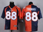 Jerseys Factory Cheap Nike Broncos #88 Demaryius Thomas Orange/N