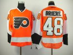 Jerseys Factory Cheap Flyers #48 Danny Briere Embroidered Orange