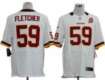 Jerseys Factory Cheap Nike Redskins #59 London Fletcher White Wi