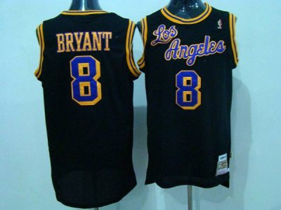 Jerseys Factory Cheap Mitchell and Ness Lakers #8 Kobe Bryant Bl