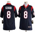 Jerseys Factory Cheap Nike Texans #8 Matt Schaub Navy Blue Team