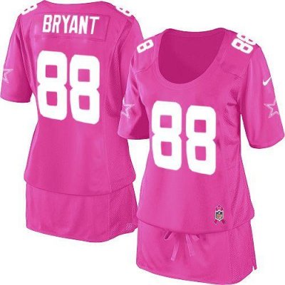 Jerseys Factory Cheap Nike Cowboys #88 Dez Bryant Pink Women's B