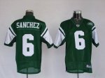 Jerseys Factory Cheap Jets #6 Mark Sanchez Green Embroidered You