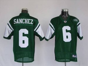 Jerseys Factory Cheap Jets #6 Mark Sanchez Green Embroidered You