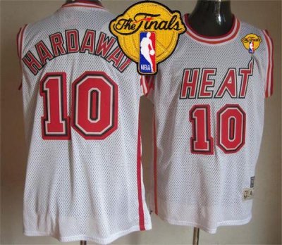 Jerseys Factory Cheap Heat #10 Tim Hardaway White Throwback Fina