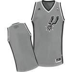 Jerseys Factory Cheap Revolution 30 Spurs Blank Grey Stitched NB