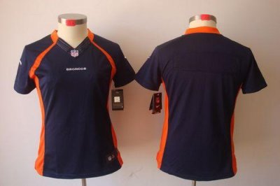 Jerseys Factory Cheap Nike Broncos Blank Blue Alternate Women's