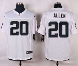 Jerseys Factory Cheap Nike Raiders #20 Nate Allen White Men's St