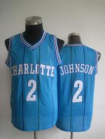 Jerseys Factory Cheap Pelicans #2 Larry Johnson Light Blue Charl
