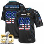 Jerseys Factory Cheap Nike Panthers #98 Star Lotulelei Black Sup