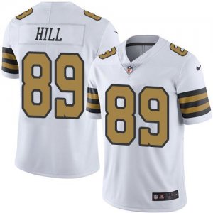 Jerseys Factory Cheap Nike Saints #89 Josh Hill White Men's Stit