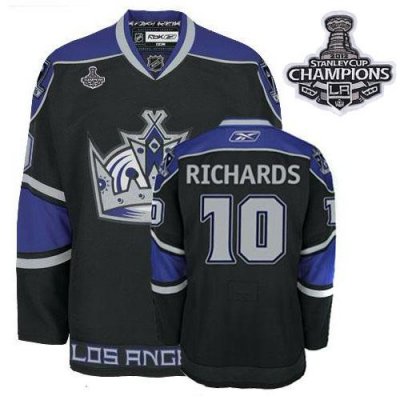 Jerseys Factory Cheap Kings #10 Mike Richards 2012 Stanley Cup C