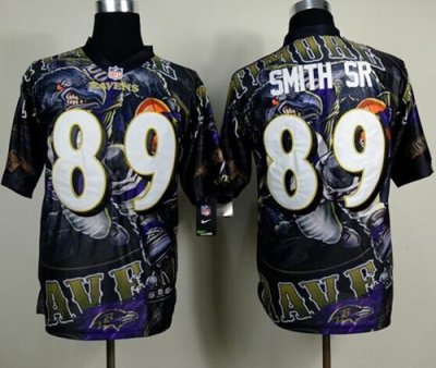 Jerseys Factory Cheap Nike Ravens #89 Steve Smith Sr Team Color