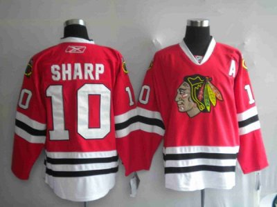 Jerseys Factory Cheap Blackhawks #10 Patrick Sharp Embroidered R