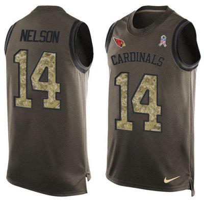 Jerseys Factory Cheap Nike Cardinals #14 J.J. Nelson Green Men's