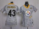 Jerseys Factory Cheap Nike Steelers #43 Troy Polamalu Zebra With