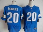 Jerseys Factory Cheap Nike Lions #20 Barry Sanders Blue Team Col
