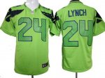 Jerseys Factory Cheap Nike Seahawks #24 Marshawn Lynch Green Alt