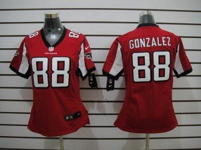 Jerseys Factory Cheap Nike Falcons #88 Tony Gonzalez Red Team Co