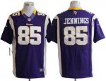 Jerseys Factory Cheap Nike Vikings #85 Greg Jennings Purple Team