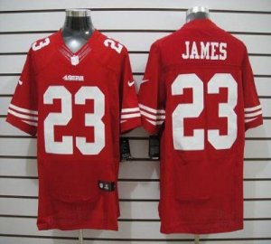Jerseys Factory Cheap Nike 49ers #23 LaMichael James Red Team Co