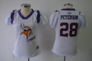 Jerseys Factory Cheap Vikings #28 Adrian Peterson White 2011 Wom