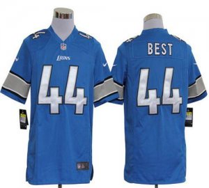 Jerseys Factory Cheap Nike Lions #44 Jahvid Best Blue Team Color