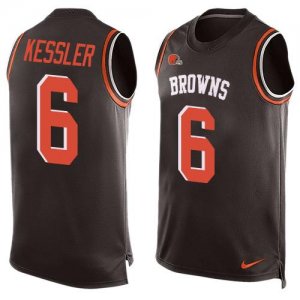 Jerseys Factory Cheap Nike Browns #6 Cody Kessler Brown Team Col