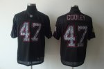 Jerseys Factory Cheap Sideline Black United Redskins #47 Chris C
