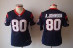 Jerseys Factory Cheap Nike Texans #80 Andre Johnson Navy Blue Te