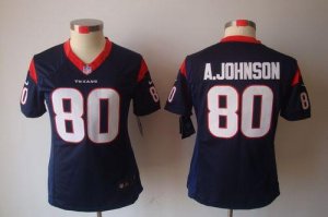 Jerseys Factory Cheap Nike Texans #80 Andre Johnson Navy Blue Te