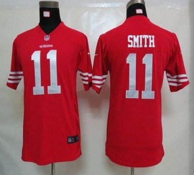 Jerseys Factory Cheap Nike 49ers #11 Alex Smith Red Team Color Y