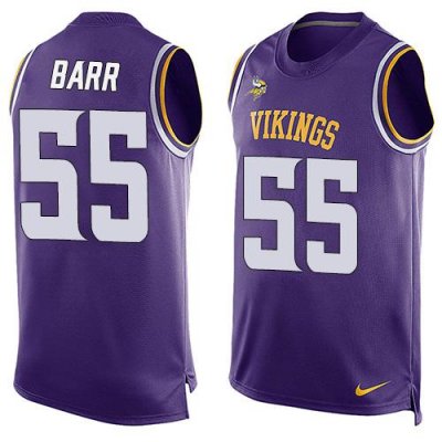 Jerseys Factory Cheap Nike Vikings #55 Anthony Barr Purple Team