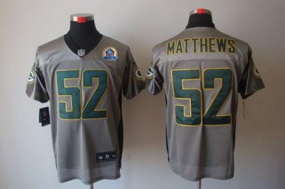Jerseys Factory Cheap Nike Packers #52 Clay Matthews Grey Shadow