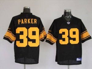 Jerseys Factory Cheap Steelers #39 Willie Parker Black With Yell