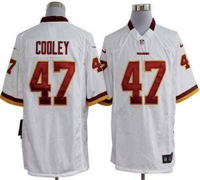 Jerseys Factory Cheap Nike Redskins #47 Chris Cooley White Men's
