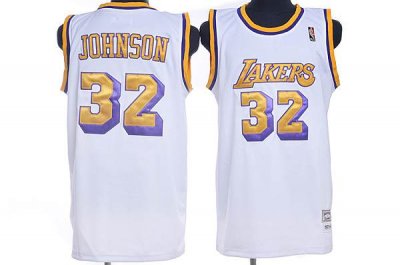 Jerseys Factory Cheap Mitchell and Ness Lakers #32 Magic Johnson