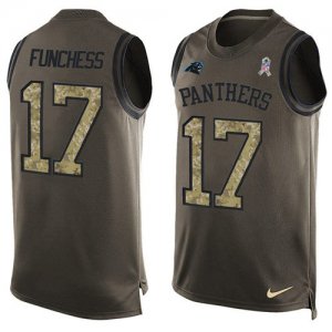 Jerseys Factory Cheap Nike Panthers #17 Devin Funchess Green Men